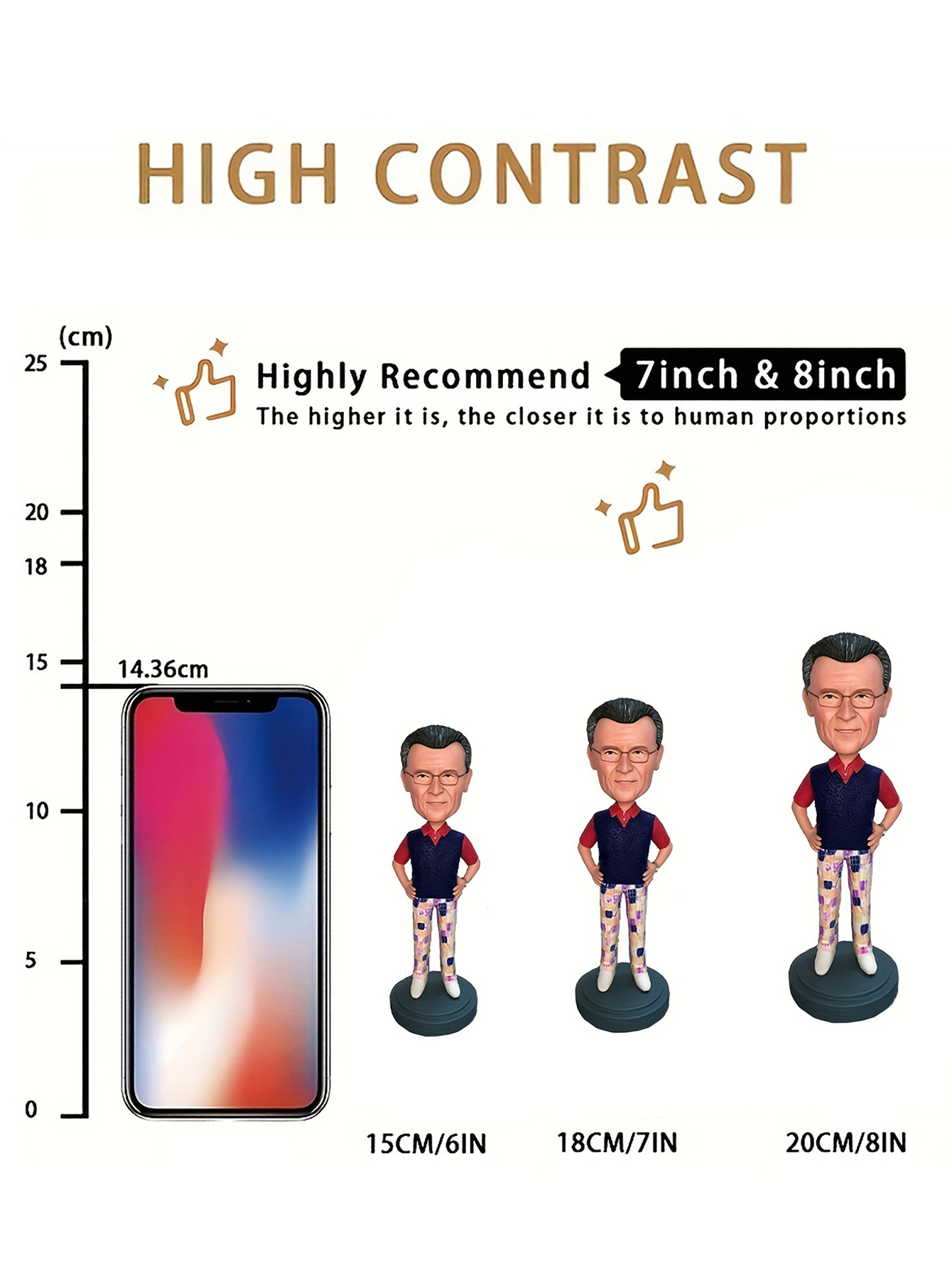 Custom Cartoon Clay Bobblehead - Gift for Friends